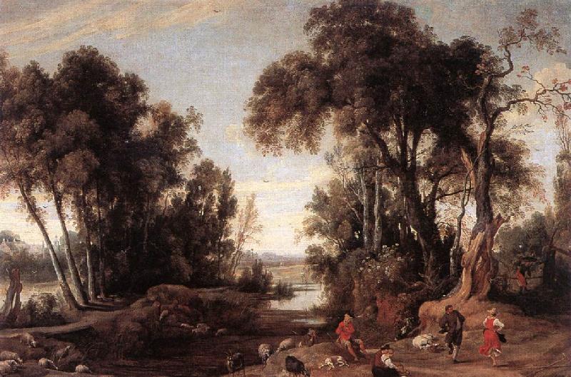 WILDENS, Jan Landscape with Shepherds oil painting picture